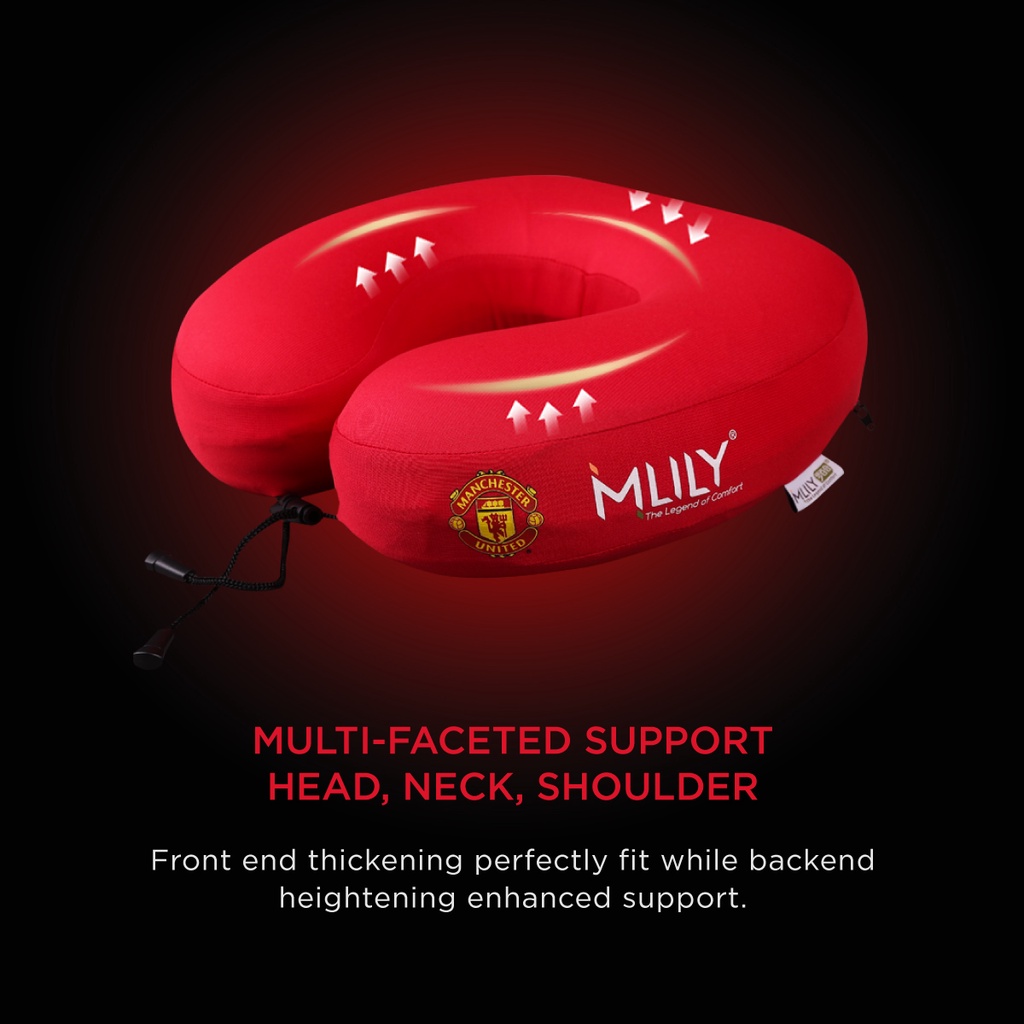MLILY Manchester United Travel Pillow