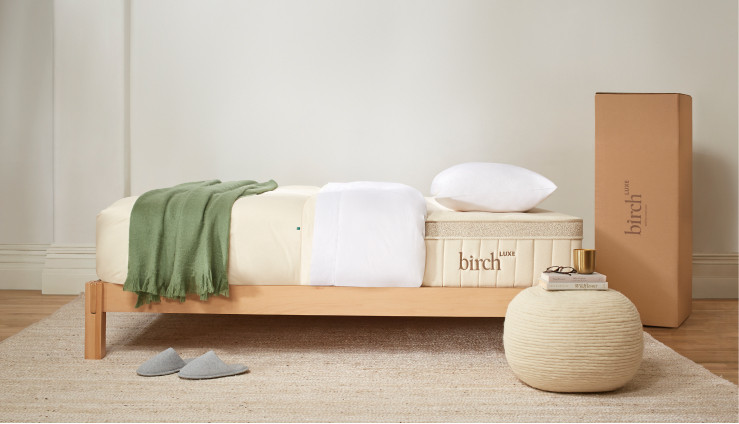 Helix Birch Luxe Hybrid Organic Mattress W/EcoCool