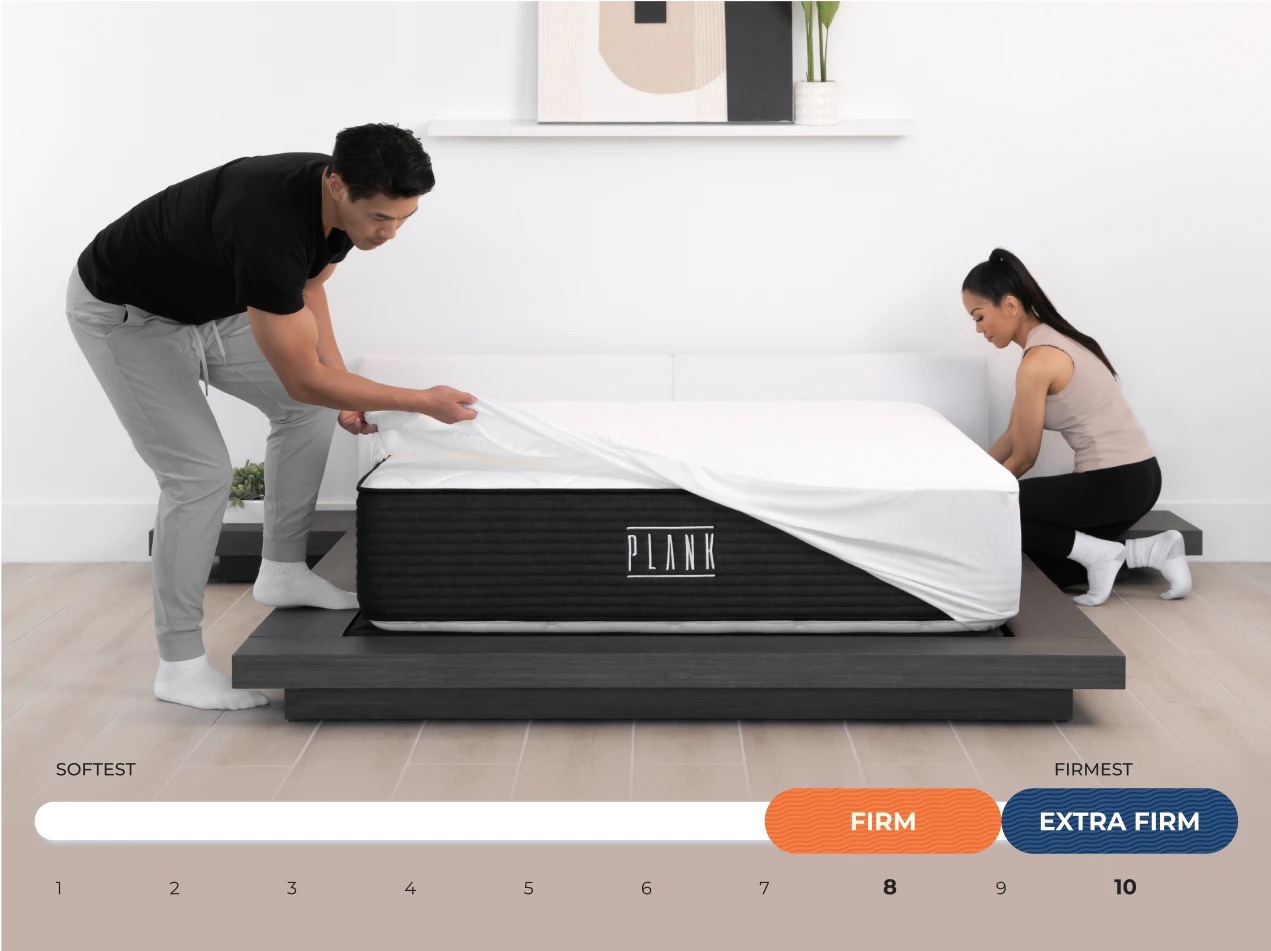 Brooklyn Bedding Plank Firm Luxe w/GlacioTex Cooling Cover